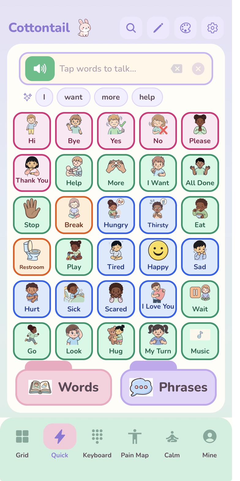 The Caregiver Dashboard — a roster view for managing multiple children under one account